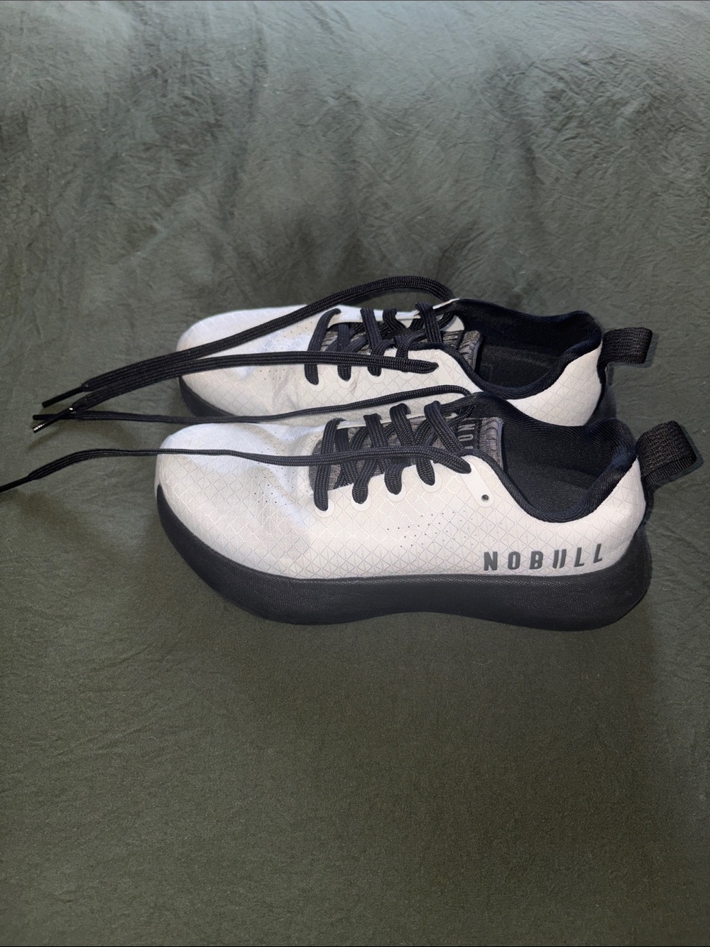 NOBULL White and Black Training Shoes
